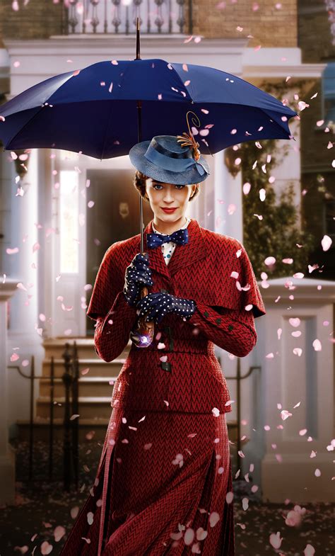 1280x2120 Emily Blunt In Mary Poppins Returns Movie 8k Iphone 6 Hd 4k