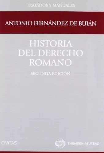 Historia Del Derecho Romano Tratados Y Manuales De Derecho Cuotas