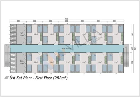 Konteyner Yatakhane Yemekhane 504 m² Villa Yapı Prefabrik