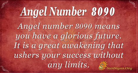 Angel Number 8090 Meaning: Glorious Future Ahead - SunSigns.Org