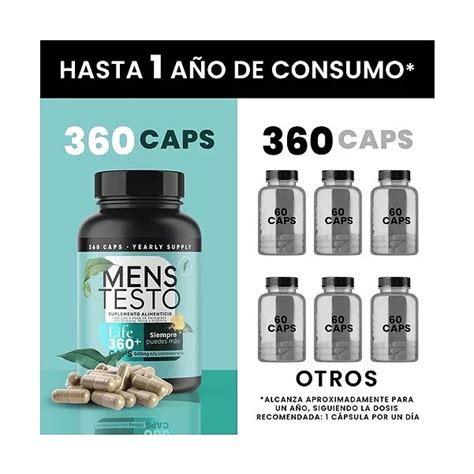 Capsulas Mens Testo Precursor Testosterona Fenogreco