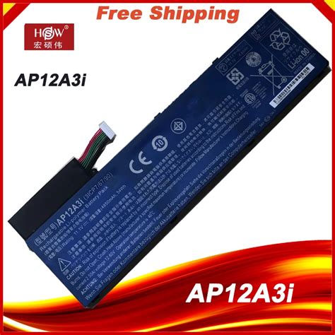 AP12A3I AP12A4I Bateria Do Acer Aspire W700 MA50 Tablet M3 M5 U M5 481G