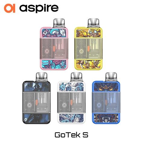 Aspire Gotek S Yellow Pod Kit 2ml με Ενσωματωμένη Μπαταρία Skroutzgr