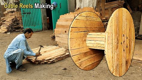 Wooden Cable Drum Manufacturing Process Wooden Cable Drum Making