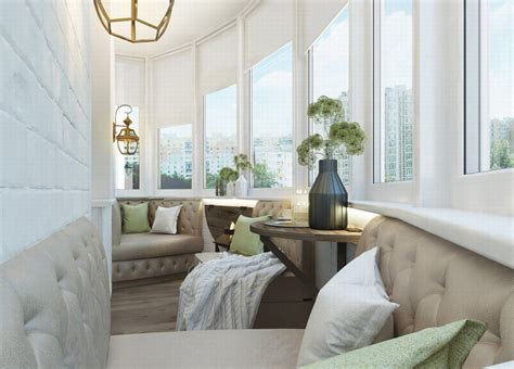 Софа на балкон: 88 фото