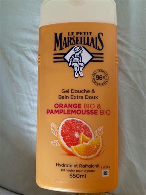 Le Petit Marseillais Gel Douche Bain Extra Doux Orange Bio