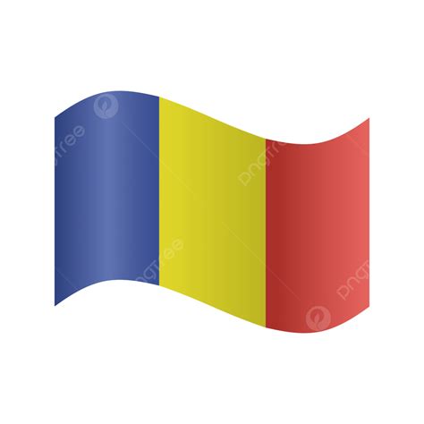 Vector Realistic Illustration Of Romania Flags Romania Flag Romania