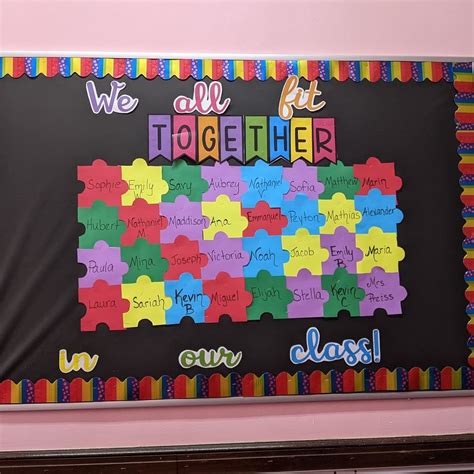 We All Fit Together Bulletin Board