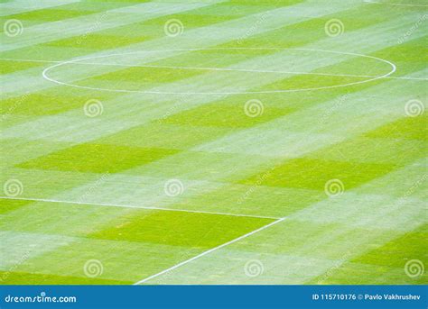 Football Soccer Green Field Stock Photo - Image of field, abstract ...