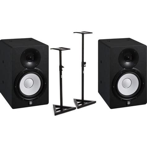 Yamaha Hs I Inch Powered Studio Monitor Pair With Stands Sweetwater