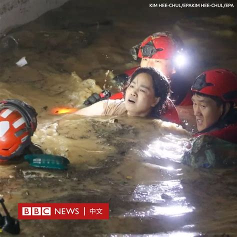 Bbc News 中文 On Twitter 台风轩岚诺于9月5日及6日吹袭韩国，是今年最强的气旋风暴。截至9月8日中午，已至少造成10人死亡。 韩国东南部海港浦项港住宅区的一个地下停车场