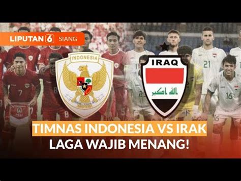 Timnas Vs Irak Laga Wajib Menang Pipa Air Pdam Jebol Rumah Warga