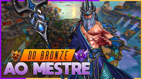 POSEIDON MID Smite BR Ranked Conquista Do Bronze Ao Mestre YouTube