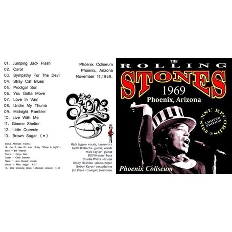 Live Phoenix Arizona 1969 Nov Ltd Cd By The Rolling Stones Cd With Zorro800 Ref119224235