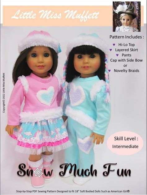 Joy Pleated Skirt 18 Doll Clothes Pattern Artofit