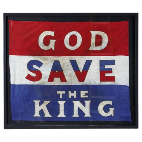 God Save The King Flag At Stdibs God Save The King Flag For Sale