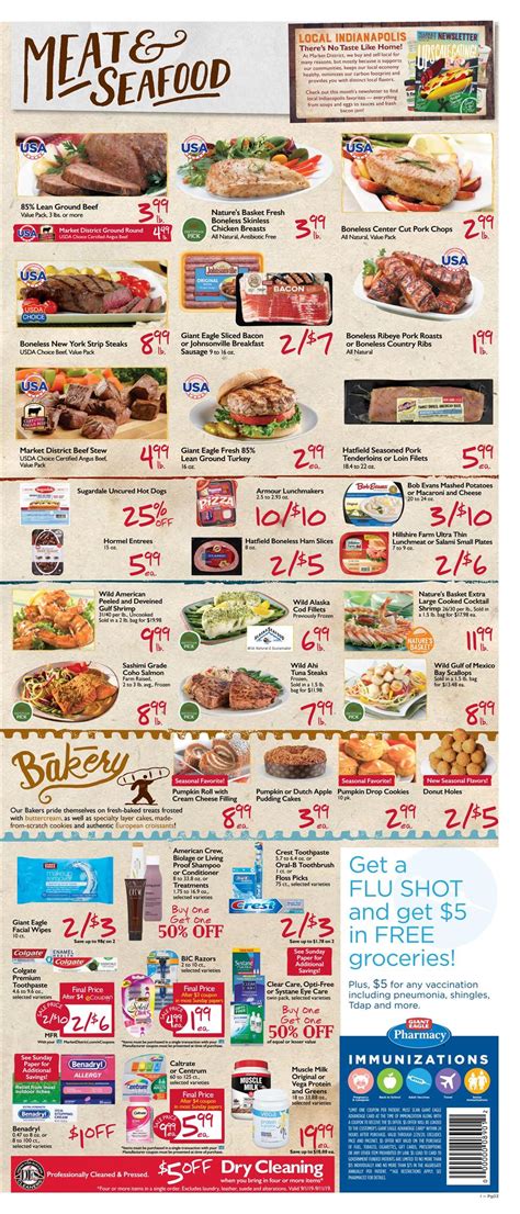 Giant Eagle Weekly Ad Sep 05 – Sep 11, 2019