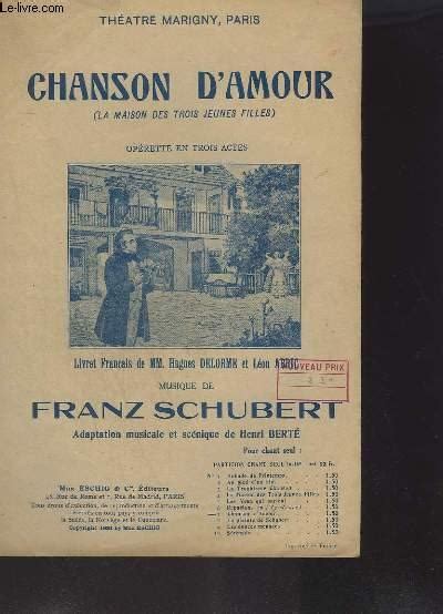 Chanson D Amour N By Schubert Franz Delorme Hugues Abric Leon