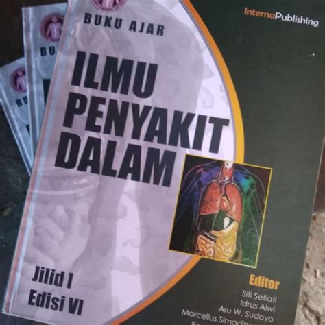 Jual BUKU AJAR ILMU PENYAKIT DALAM Edisi 6 BERWARNA Jilid 1 2 Dan 3