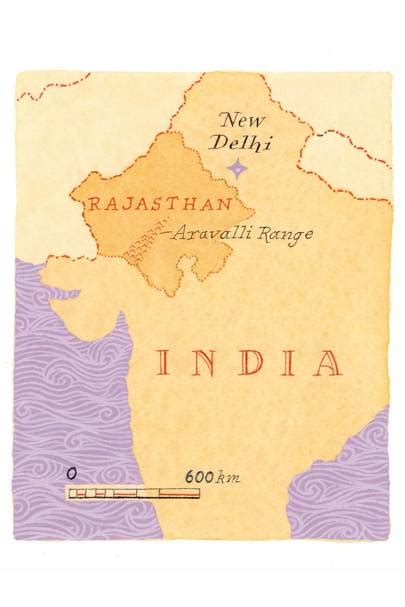 Aravalli Range World Map