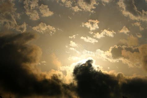 Black Storm Clouds in the Sky Over the Sea Stock Photo - Image of rain, northern: 194810768