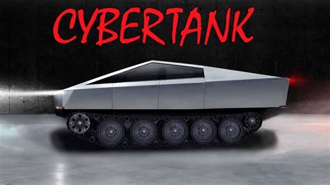 Tesla Cybertruck Becomes Cybertank In Latest Renderings