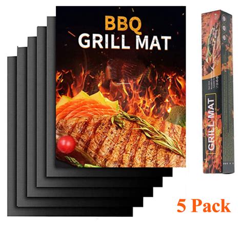 Bbq Grill Mat Non Stick Grill Mat Draagbare Herbr Grandado