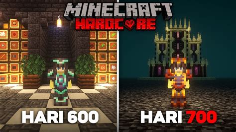 Aku Bertahan Hidup 700 Hari Di Minecraft Hardcore 1 20 Minecraft Videos