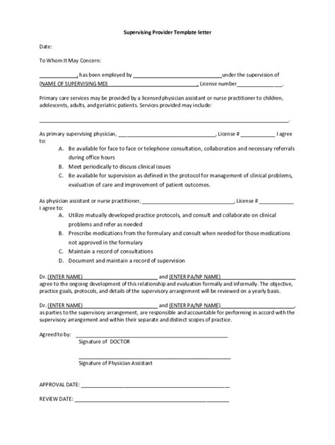 Fillable Online Participating Preceptor Program Letter Of Agreement Pdf