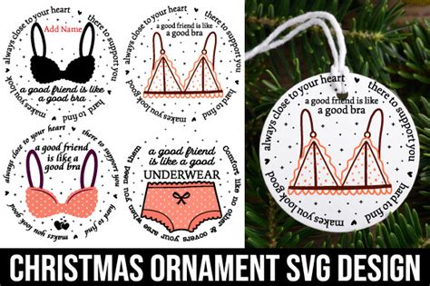 Funny Christmas Ornament Svg Graphic By Abstore Creative Fabrica