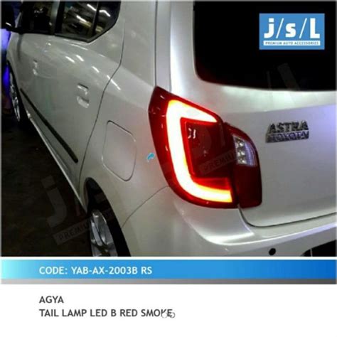 Jual Stop Lamp LED Agya Ayla Tipe A B Red Smoke Red White Clear