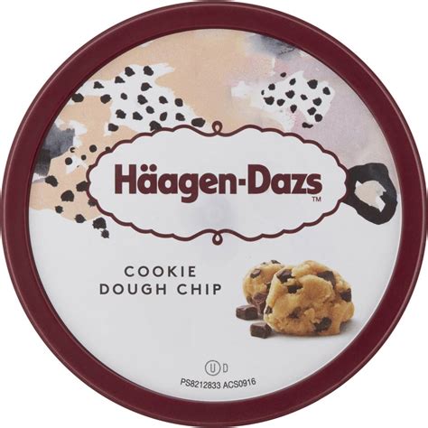 Haagen Dazs Cookie Dough Chip Ice Cream Tub 457ml Woolworths