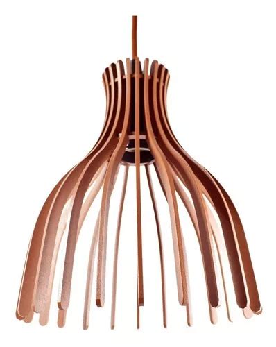 Lámpara colgante tipo candelabro de madera modelo Rutile 24h MercadoLibre