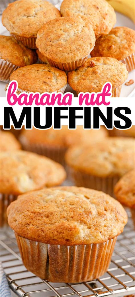 Banana Nut Muffins ⋆ Real Housemoms