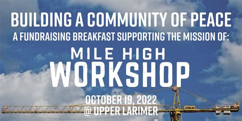 Building A Community Of Peace Breakfast Upper Larimer Denver 19