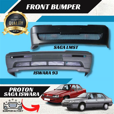 Proton Iswara Lama Front Bumper Depan Plastic Pp Material Plastik