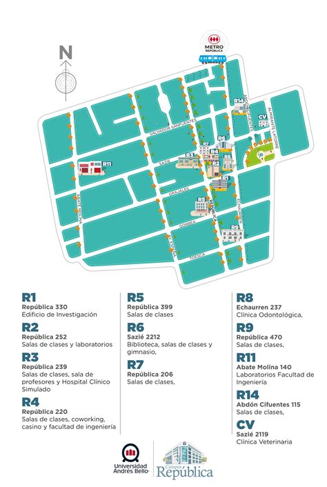 Plano Campus Rep Blica By Universidad Andres Bello Issuu