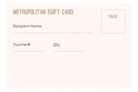 Metropolitan eGift Card | Metropolitan Skin Clinic