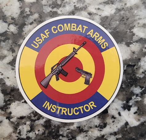 Usaf Combat Arms Sticker Fair Use Patches