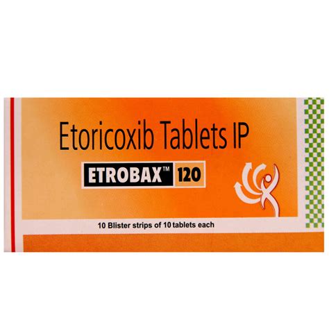 Etrobax 120mg Tablet M Care Exports Pharmaceutical Exporter