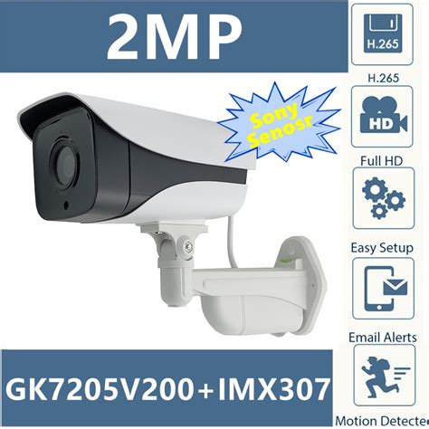 Sony Imx Gk V Array Leds Infrared Ip Bullet Camera Outdoor