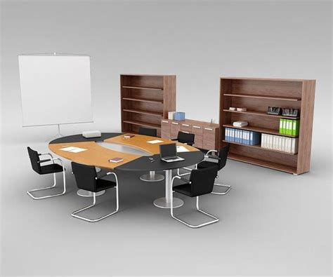 Office Conference Room Furniture 3D model | CGTrader