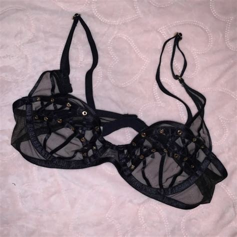 Honey Birdette Black Bra Gem