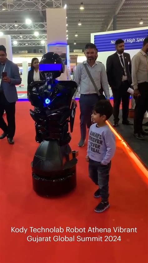 Kody Technolab Robot Athena Vibrant Gujarat Global Summit 2024 En 2024