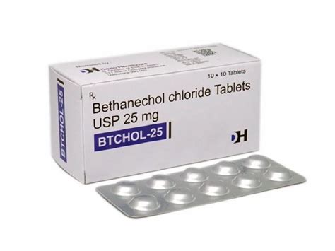 Bethanechol Chloride Tablets Usp 25 Mg At Rs 21700box Bethanechol