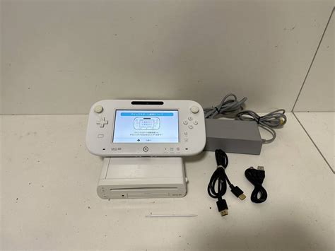 【やや傷や汚れあり】★1円～★すぐに遊べる★任天堂 Wiiu 本体セット【ファミリープレミアムセット】シロ★「new スーパーマリオブラザーズ