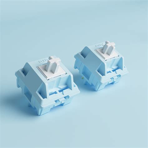 Akko CS Snow Blue Gray Switch 45pcs Akko Official Global Site