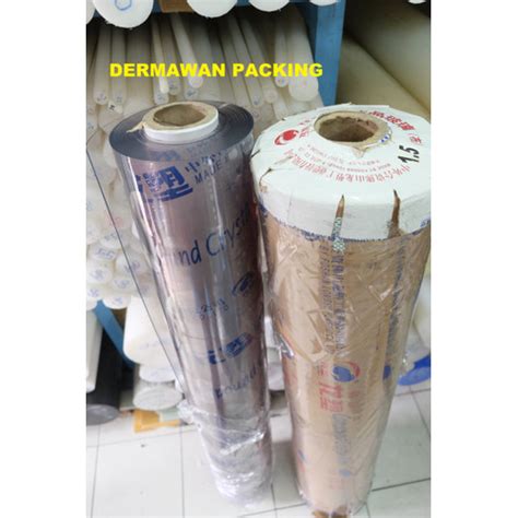 Jual Tirai Curtain Pvc Plastik Mika Lentur Clear Bening Mm X