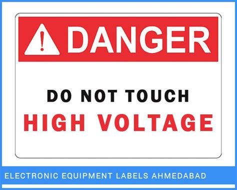 Electronic Equipment Labels, India