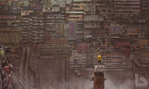 The Original Real Life Dystopian Cityscape Of Kowloon Walled City And